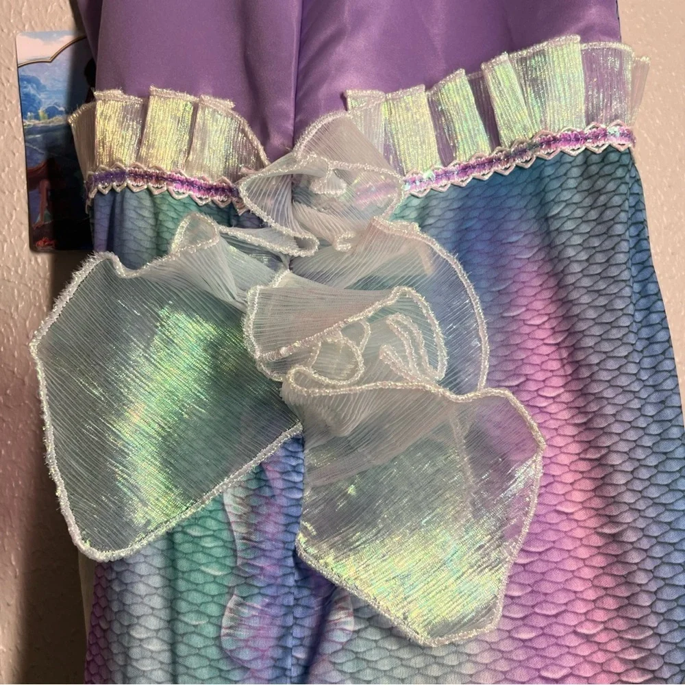 Little Mermaid Disguise Girls Size M 8-10 Ariel Halloween Costume Dress Up NWT